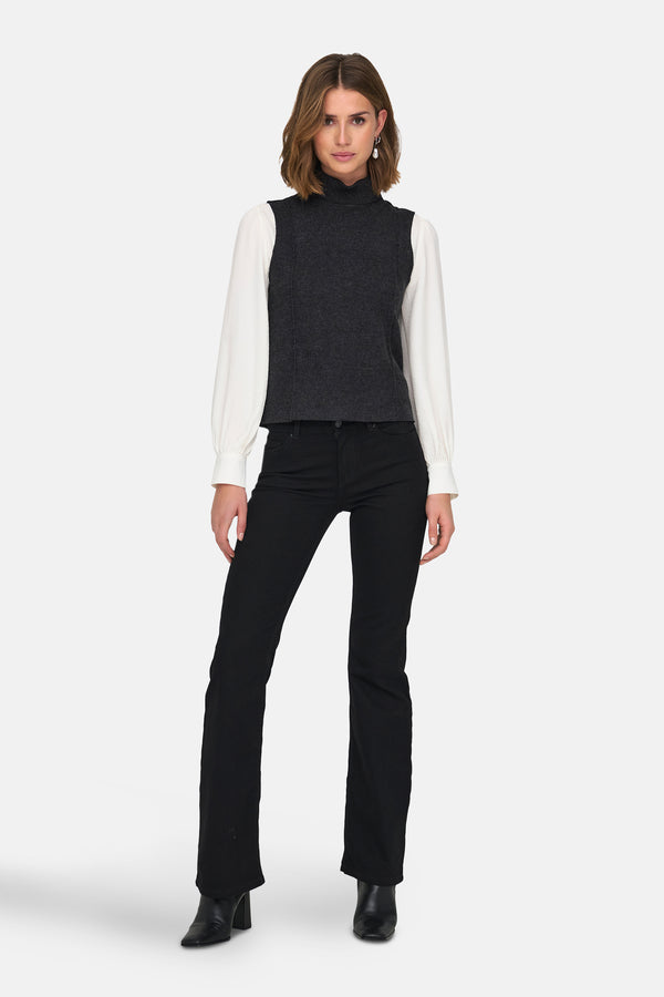 ONLMATTY S/L SOFT ROLL NECK TOP CC SWT