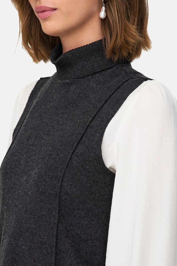 ONLMATTY S/L SOFT ROLL NECK TOP CC SWT