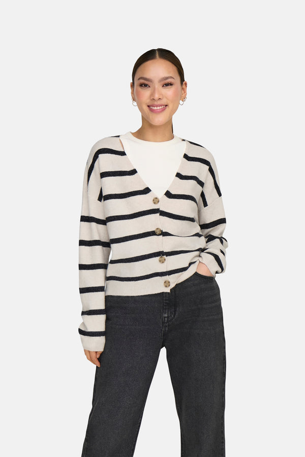 ONLRICA LIFE L/S V-NECK CARDIGAN KNT NCA