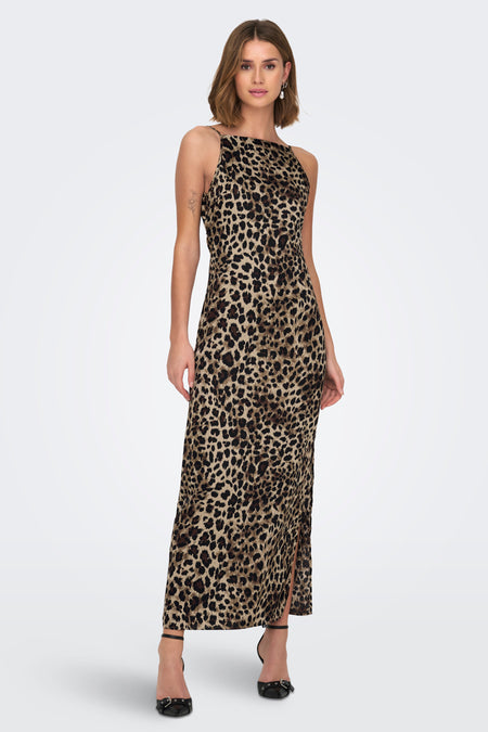 ONLCHIGO LIFE STRAP SATIN MAXI DRESS WVN