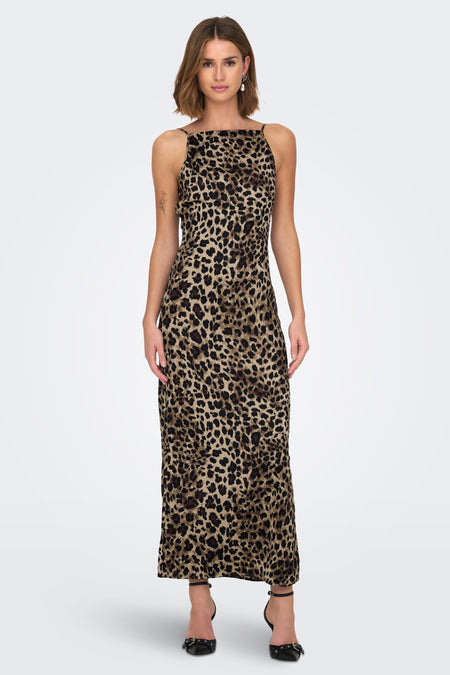 ONLCHIGO LIFE STRAP SATIN MAXI DRESS WVN