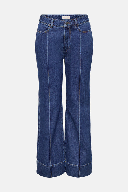 JDYSELINA HW WIDE JEANS DNM