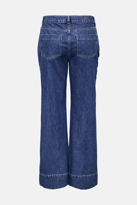 JDYSELINA HW WIDE JEANS DNM