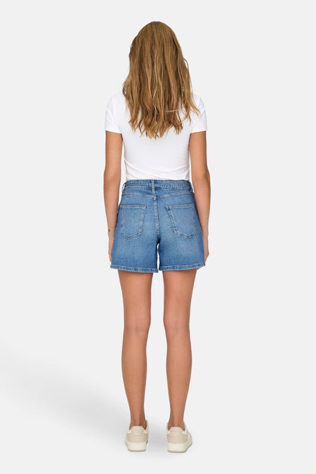 Short - mid blue denim