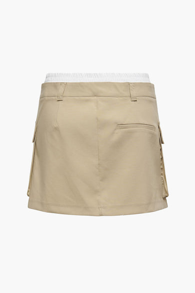 ONLLUISE BOXER CARGO SKIRT PNT