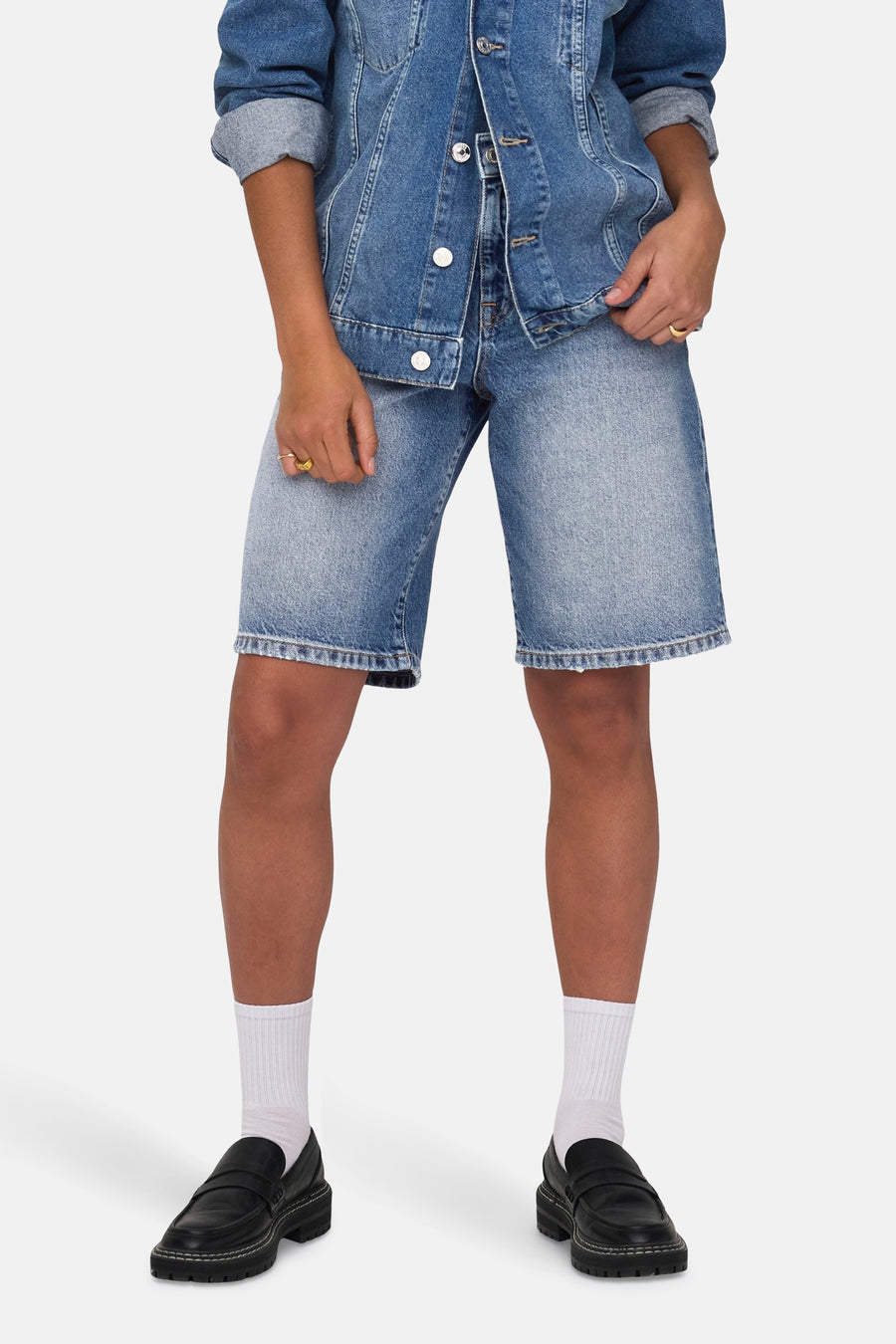 Short - mid blue denim - ONLY®