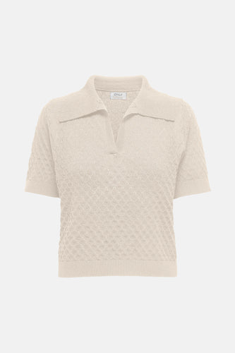 Polo à manches courtes - écru - ONLY®