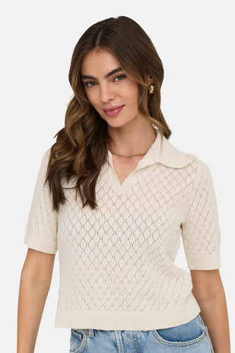 Polo à manches courtes - écru - ONLY®