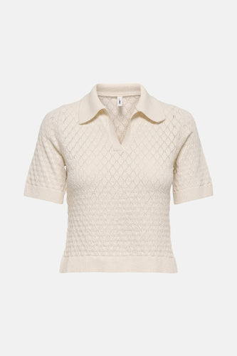 Polo à manches courtes - écru - ONLY®