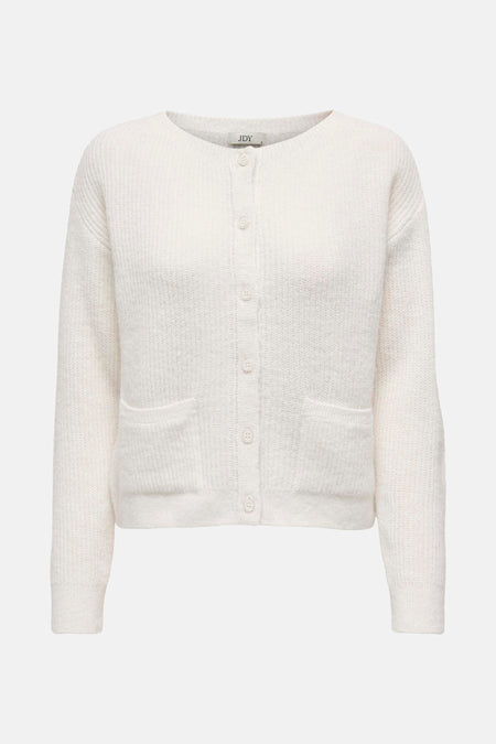 JDYHAYDEN L/S O-NECK POCKET CARDI KNT