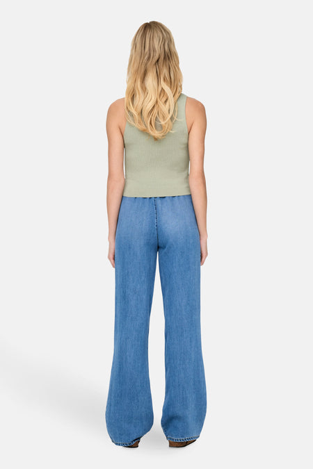 ONLLINA SL V-NECK BUTTON KNT