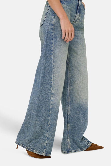 JDYCARINA HW ASYMMETRIC WIDE JEANS DNM