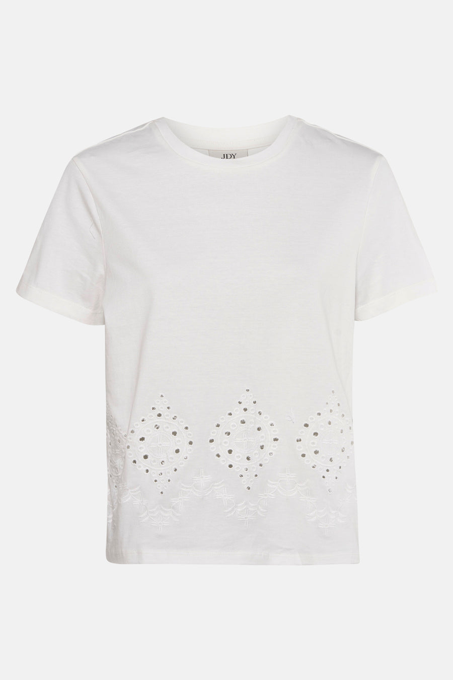 JDYCIF S/S BRODERIE ANGLAISE TOP JRS