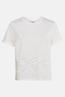 JDYCIF S/S BRODERIE ANGLAISE TOP JRS