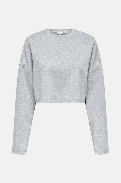 ONLLUICA L/S O-NECK SHORT SWT