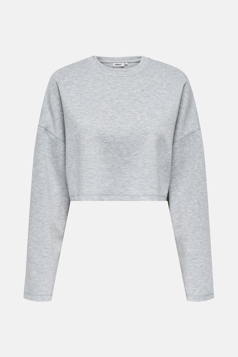 Sweat col O Gris - ONLY®