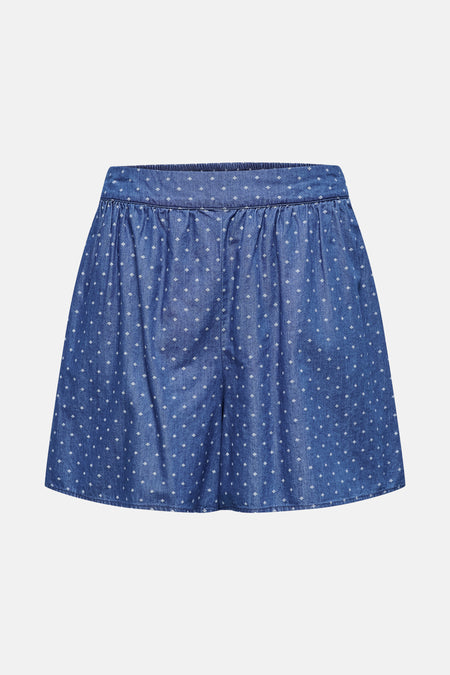 Short - mid blue denim