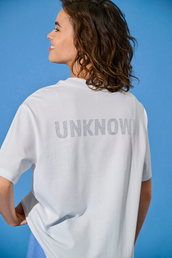 Top uni manche courte Blanc - ONLY®