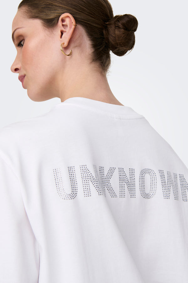 Top uni manche courte Blanc - ONLY®
