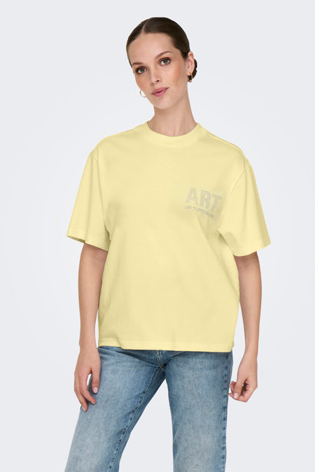 ONLRIRI S/S RHINESTONE TOP BOX JRS