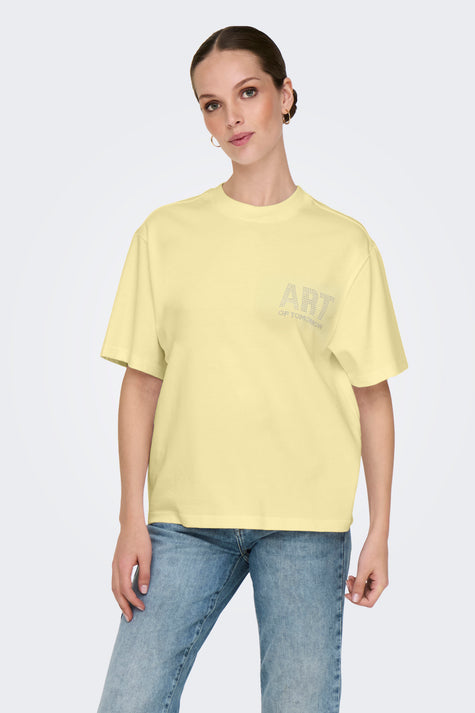 ONLRIRI S/S RHINESTONE TOP BOX JRS
