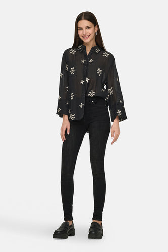 JDYTHEO 7/8 EMBROIDERY SHIRT WVN