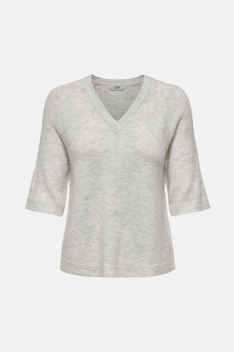 Pull à col rond - Blanc - JDY