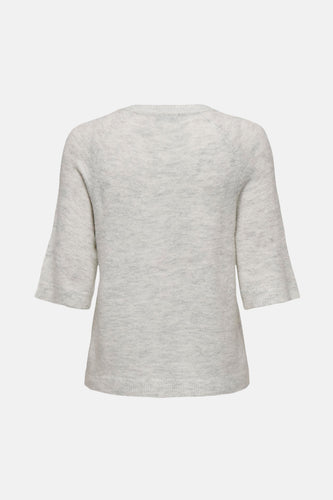 Pull à col rond - Blanc - JDY