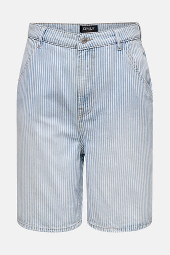Short - light blue denim