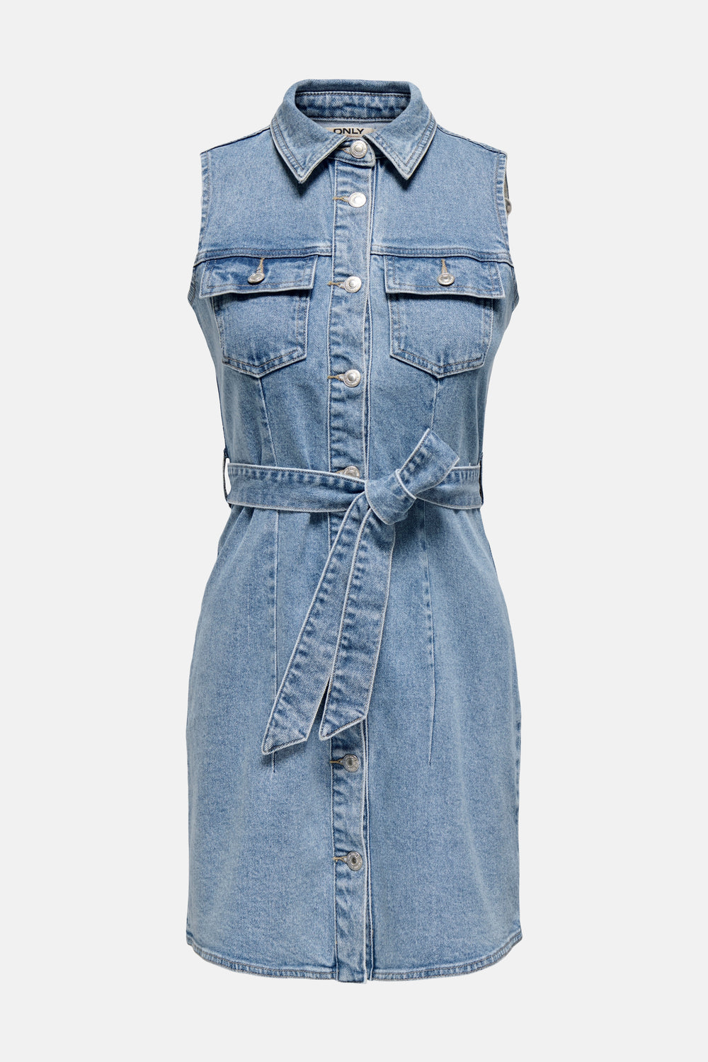 	Dames tops kleed zonder mouw Light blue denim - ONLY®