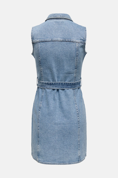 	Dames tops kleed zonder mouw Light blue denim - ONLY®