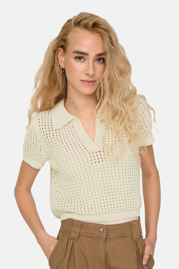 ONLANNASOFIA LIFE SS POLO KNT