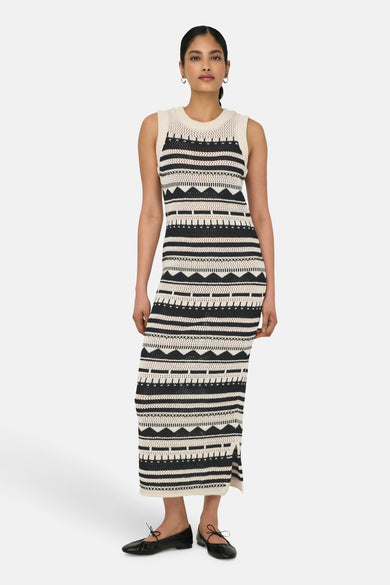 ONLMERIDA LIFE SL O-NECK DRESS KNT