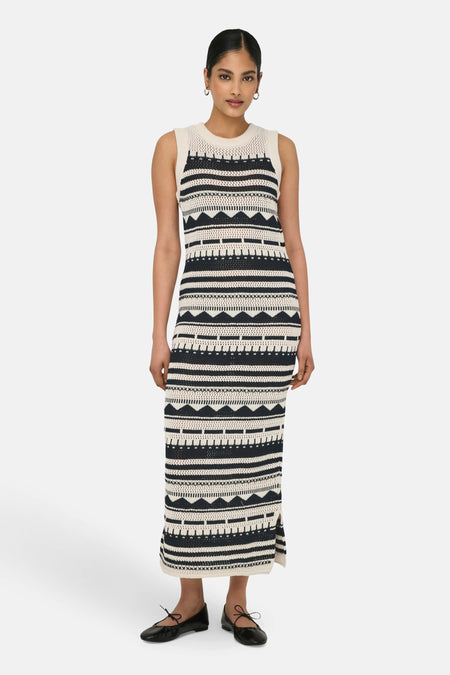 ONLMERIDA LIFE SL O-NECK DRESS KNT