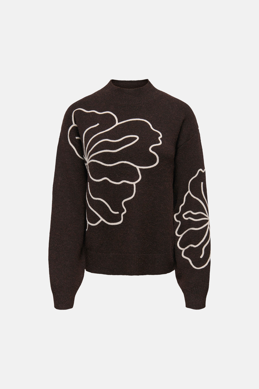 Pull col O brun - JDY