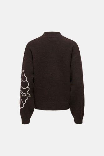 Pull col O brun - JDY