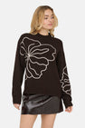 Pull col O brun - JDY