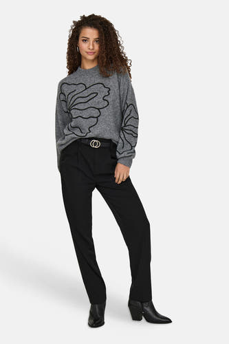 Pull col O gris - JDY