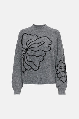 Pull col O gris - JDY