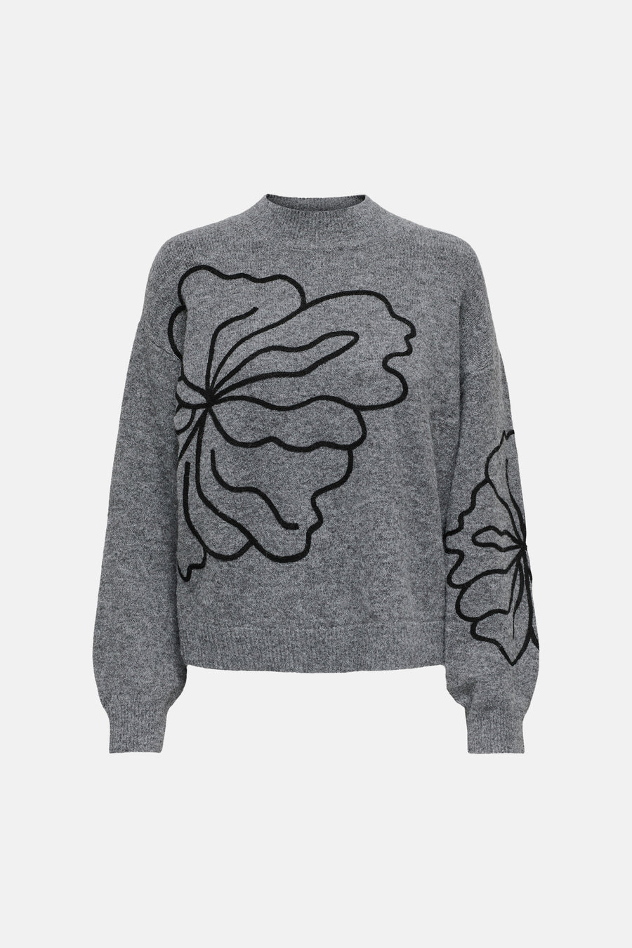 Pull col O gris - JDY