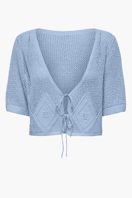 JDYSUSANNAH 2/4 CROP TIE CARDIGAN KNT