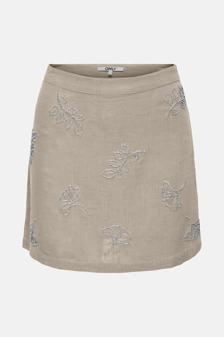 ONLASKA HW LINEN BL PEARL SKIRT PNT