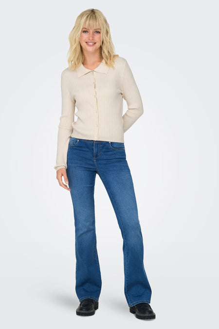 ONLKAYA LS POLO V-NECK CARDIGAN EX KNT