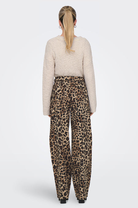 Pantalon coloré - Brun