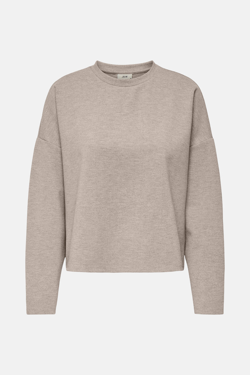 Sweat col O Beige - JDY