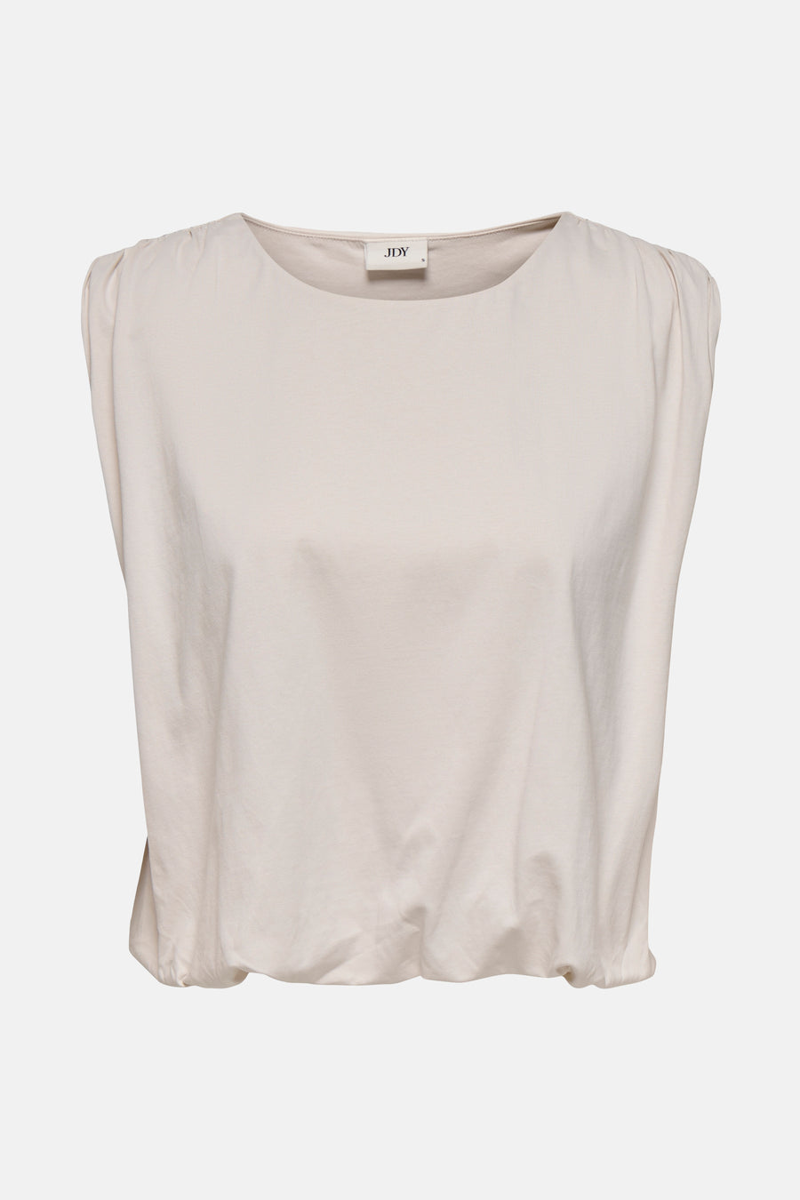 T-shirt blanc JDY à manches courtes et col rond.