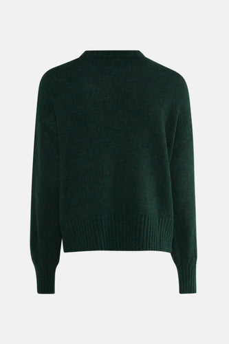 Pull à col rond - vert