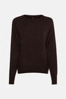 Pull à col rond - brun