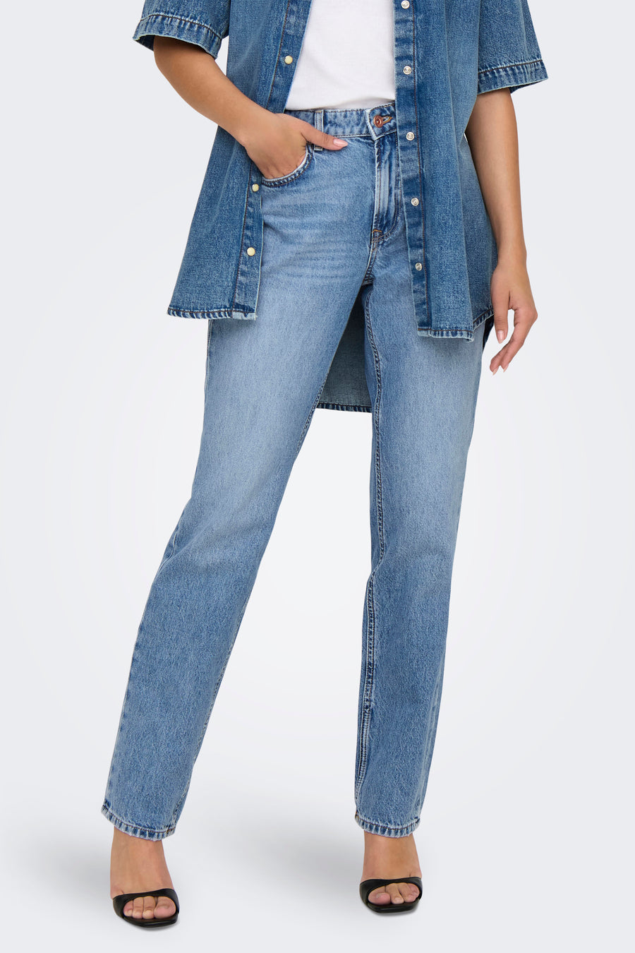 BRENDA - light blue denim - ONLY®