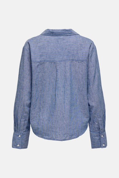 Chemise à manches longues - bleu